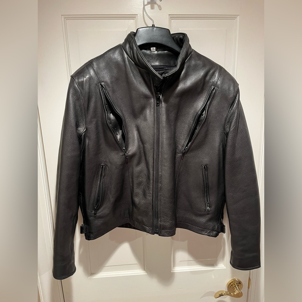 Leather Motorcycle Jacket (women)